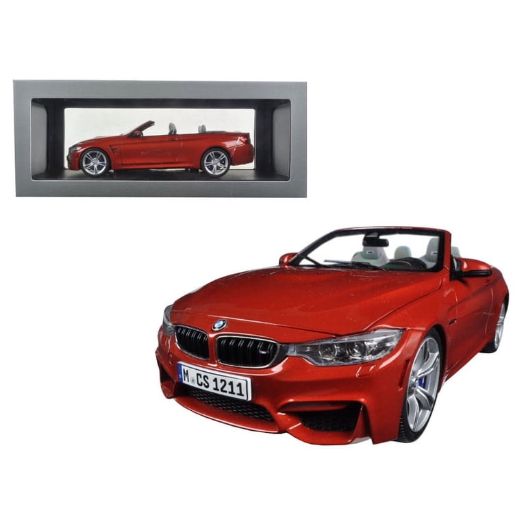 Paragon 97111 1 by 18 Scale Diecast BMW M4 Cabrio Orange Model Car