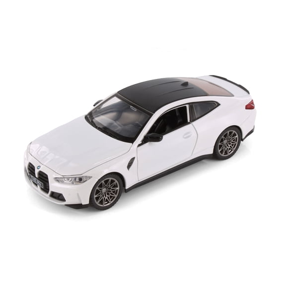 BMW M4 Compact Executive Car, White - Showcasts 68280D - 1/24 Scale Diecast Model Car