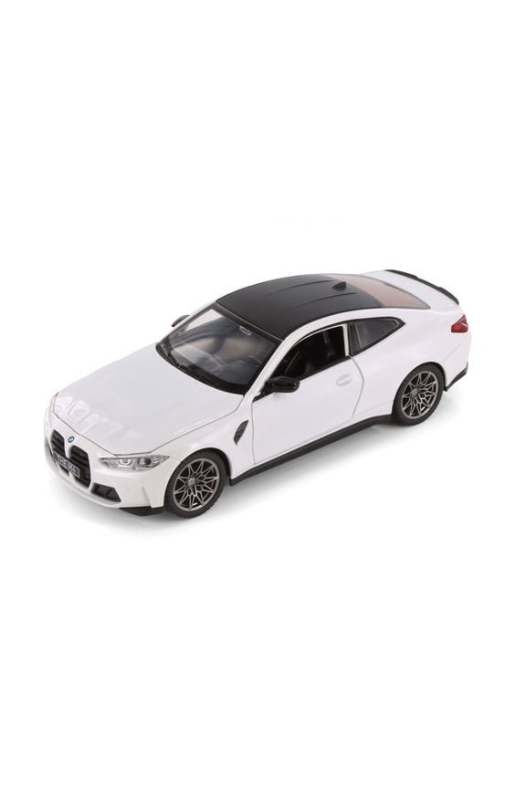 BMW M4 Compact Executive Car, White - Showcasts 68280D - 1/24 Scale Diecast Model Car