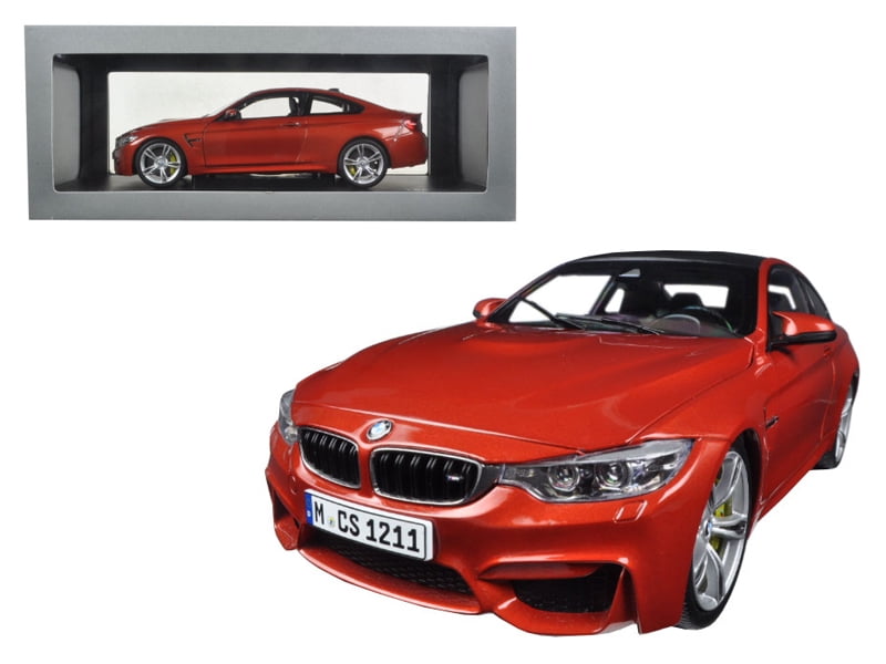 BMW M4 Coupe Orange 1/18 Diecast Model Car by Paragon