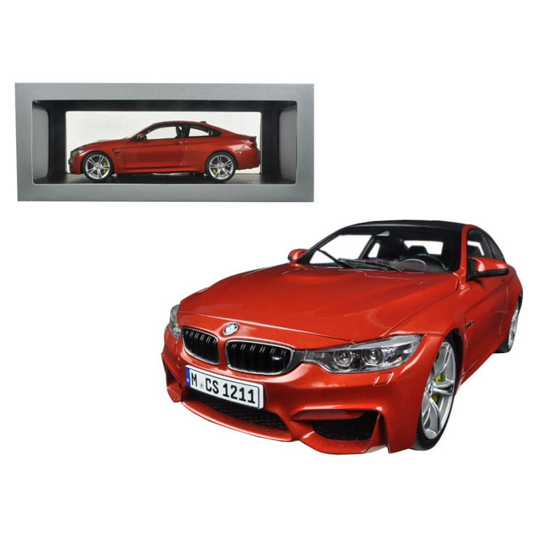 BMW M4 Coupe Orange 1/18 Diecast Model Car by Paragon