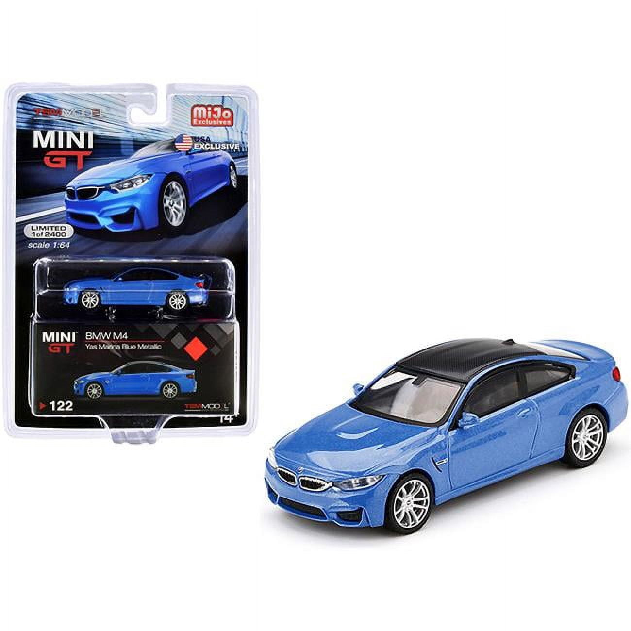 BMW M4 F82 Yas Marina Blue Metallic with Carbon Top Limited