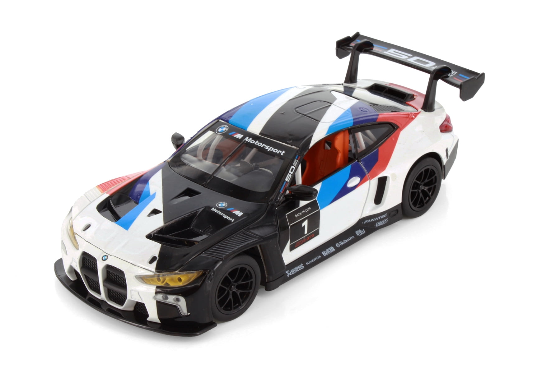 BMW M4 GT3 Race Car, Black - Showcasts 68282D - 1/24 Scale Diecast Model Car