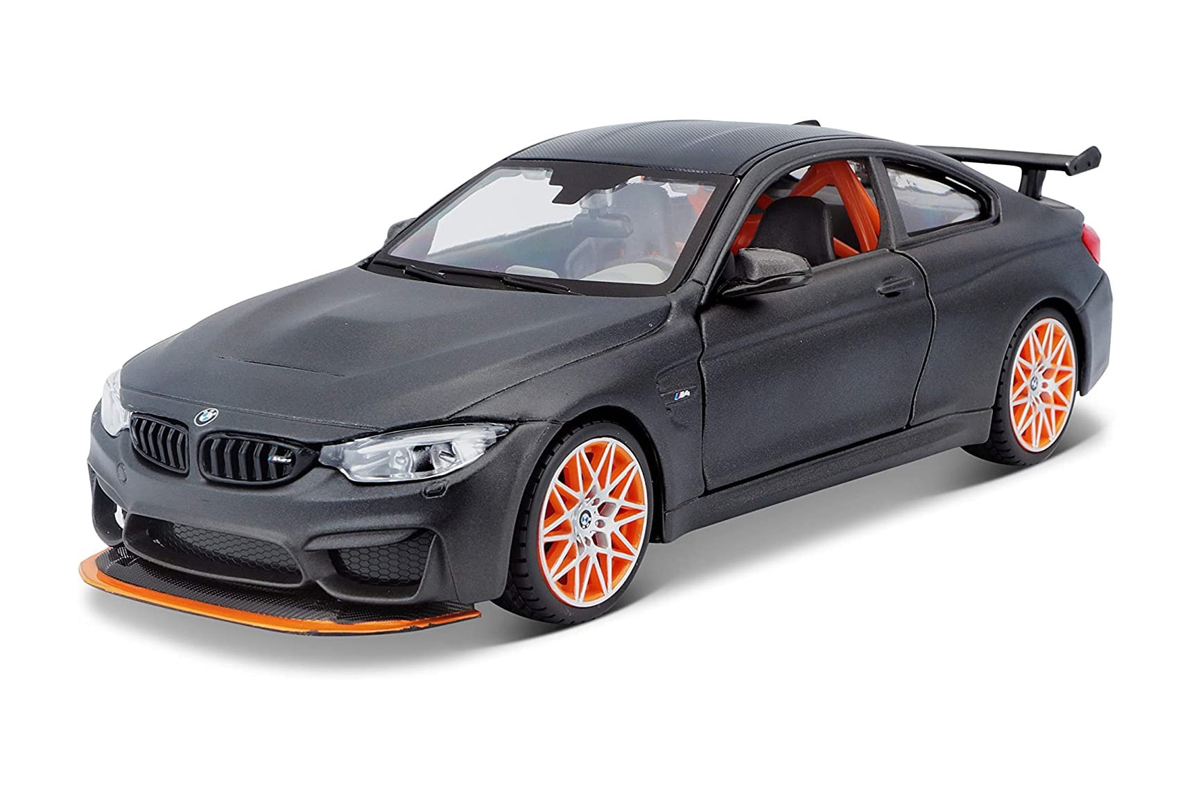 BMW M4 GTS Hardtop Sports Car, Matte Gray - Showcasts 38246GY - 1/24 Scale Diecast Model Car
