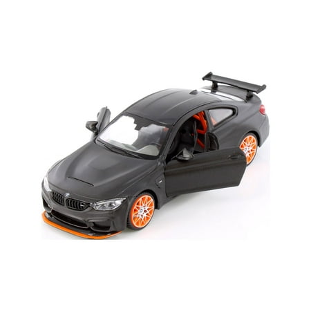 BMW M4 GTS, Matte Gray - Showcasts 37246 - 1/24 Scale Diecast Model Toy Car