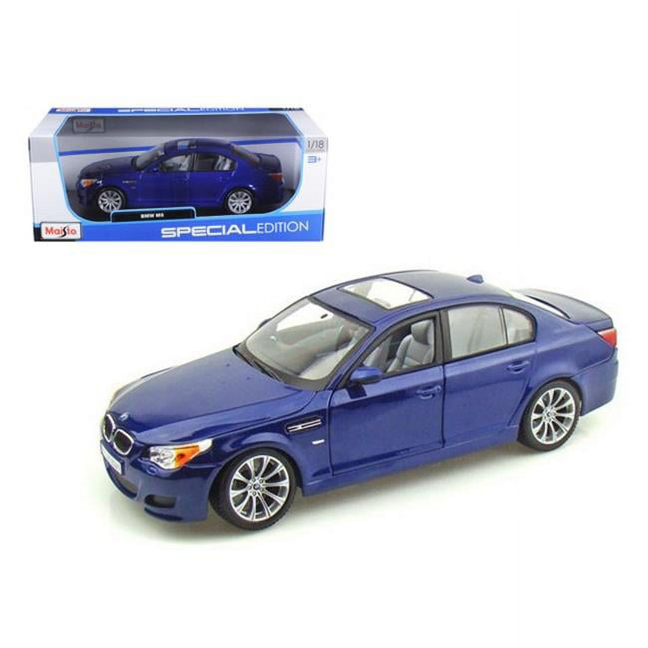 BMW M5 Blue 1/18 Diecast Model Car by Maisto - Walmart.com