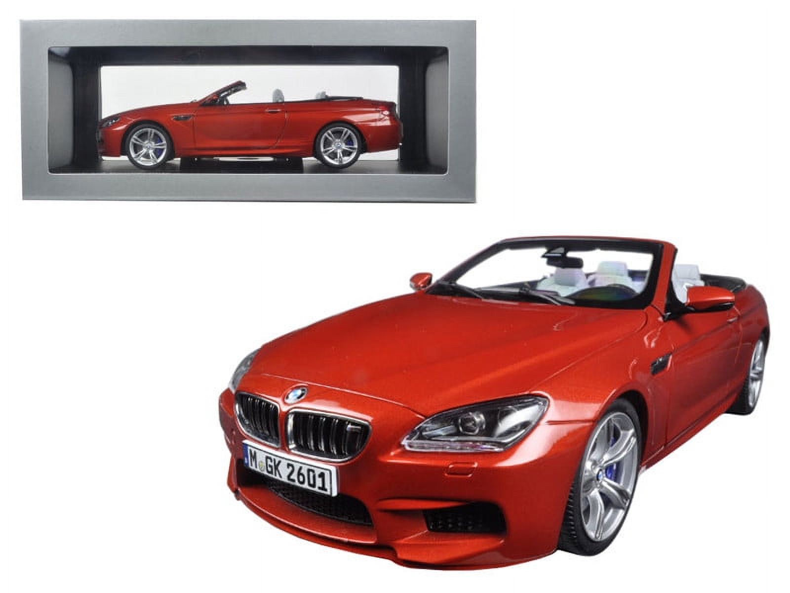 BMW M6 Convertible ミニカー BMW M6 F12M Convertible Sakhir Orange 1/18 Diecast Model Car
