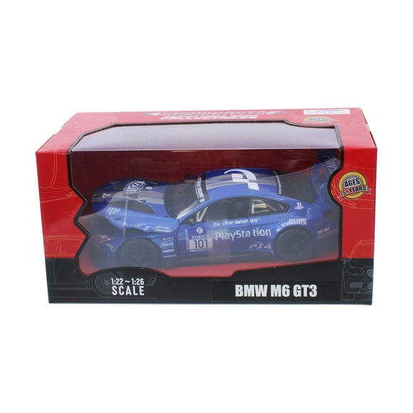 BMW M6 GT3 #101, Blue - Showcasts 68255BU - 1/24 Scale Diecast Model Car