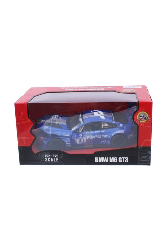 BMW M6 GT3 #101, Blue - Showcasts 68255BU - 1/24 Scale Diecast Model Car