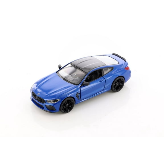 BMW M8 Competition Coupe, Blue - Kinsmart 5425D - 1/38 scale Diecast Model Toy Car