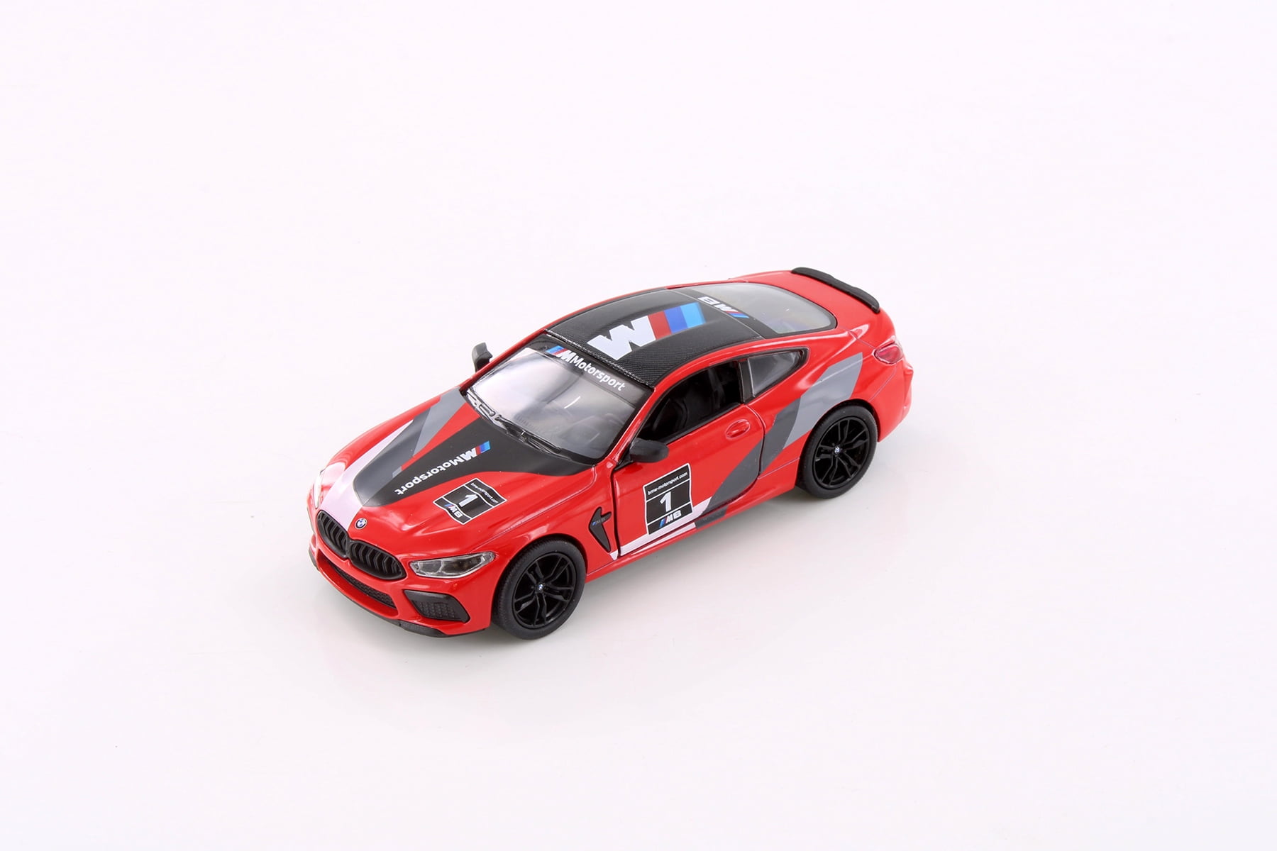 BMW M8 Competition Coupe Livery Edition, Red - Kinsmart 5425DF - 1/38 Scale Diecast Model Toy Car