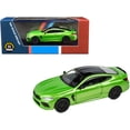 thumbnail image 1 of BMW M8 Coupe Java Green Metallic with Black Top 1/64 Diecast Model Car by Paragon, 1 of 3