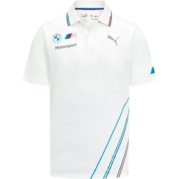 BMW Motorsport Team Men's Polo Shirt White