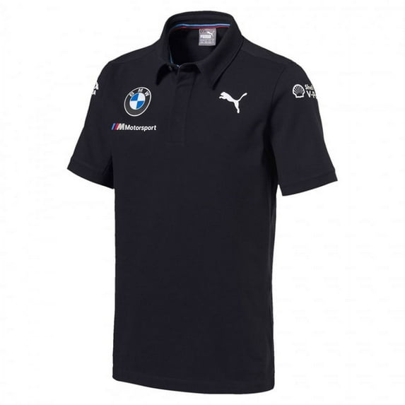 BMW Motorsports Dark Anthracite Gray Men's Team Polo Shirt