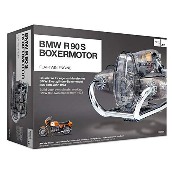 BMW R/90-S Flat Twin Engine Model Kit with Collector's Manual