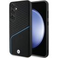thumbnail image 1 of BMW Signature Leather Textured and Line with MagSafe Hard Case for Samsung Galaxy S24 6.2" Black - BMHMS24S23RDCLK, 1 of 6