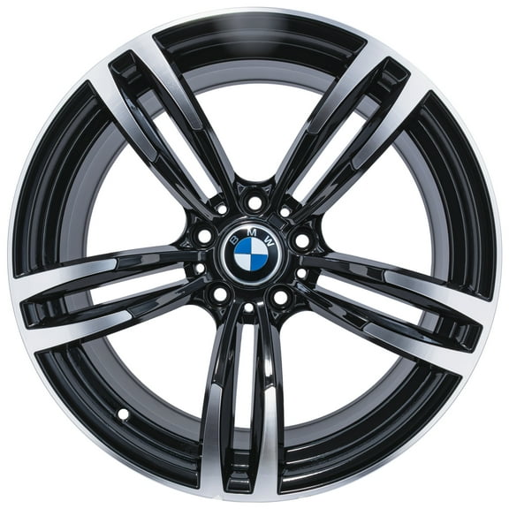 BMW Styled Auto Rim 19 x 8.5 Black Machine Face 2pc.