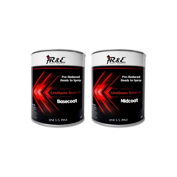 R&E Paint Supply Compatible with BMW U21, Brillant Weiss, Tri-Coat Automotive Paint
