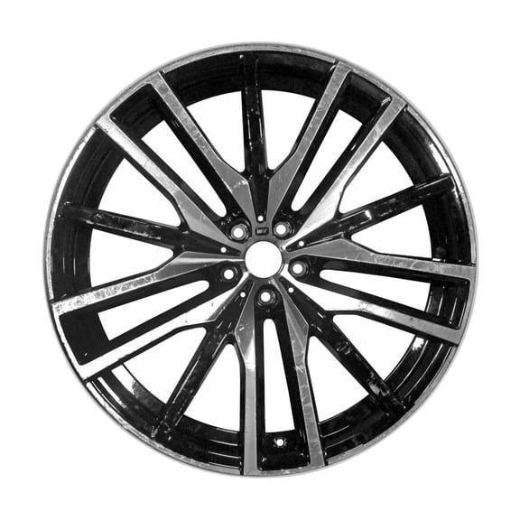 2019-2022 BMW X6 22" Machined Black OEM Factory Wheel Rim 36118090013