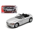 thumbnail image 1 of BMW Z4 Convertible Silver 1/18 Diecast Model Car by Motormax, 1 of 3