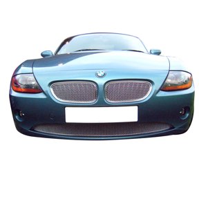 BMW Z4 Front Grill Set - Silver finish (2003 to 2006)