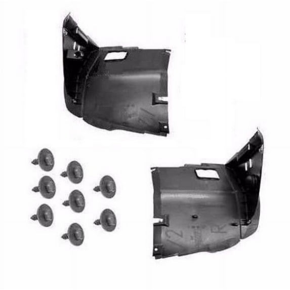 BMW e46 COUPE/CONV splash guard Fender Liner LEFT + RIGHT SET Front side KIT