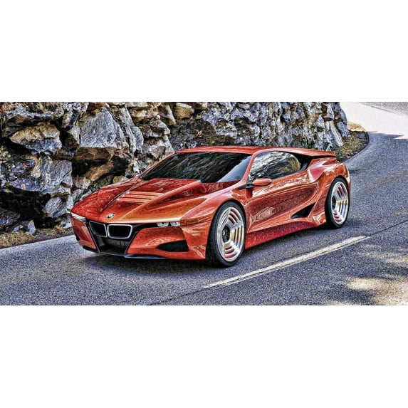 BMW i8 - CANVAS OR PRINT WALL ART