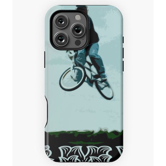 BMX Bike Freestyle Sport Phone Case for iPhone 16 15 14 13 12 11 Pro Max