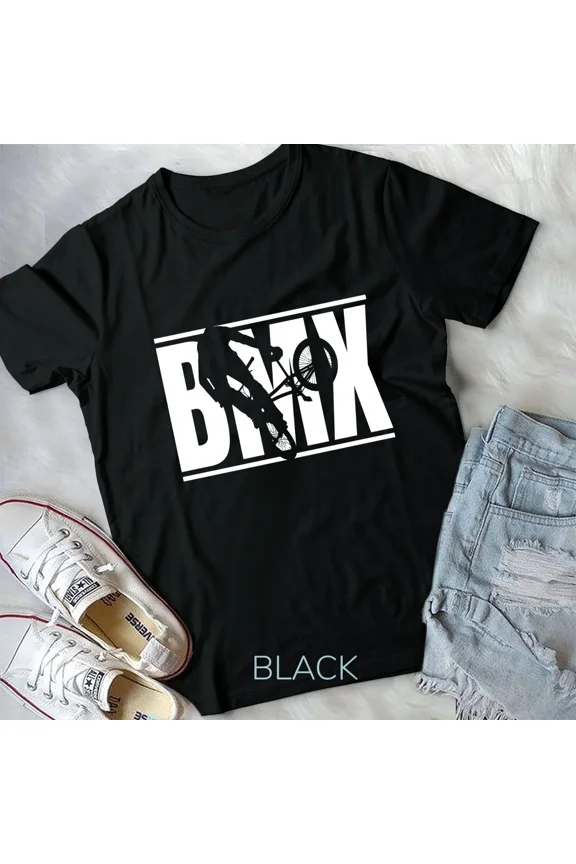 BMX Bike Rider Racing Bicycle Gift Boys Girls Kids Tee Unisex Tshirt