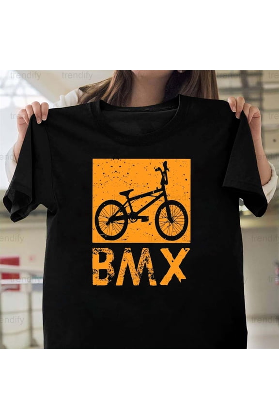 BMX Bike Rider Racing Bicycle Gift for Boys Girls and Kids, H5998 Unisex T-Shirt, Up to 5XL Available
