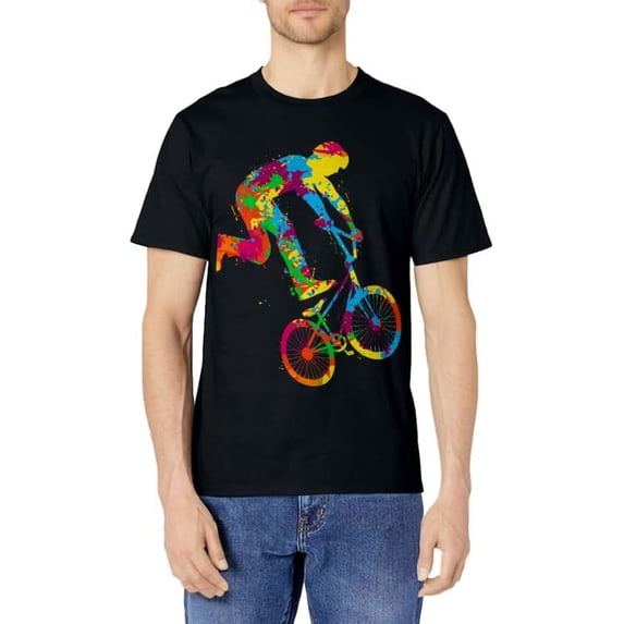 BMX Bike Stunt Rider Boys Children T-Shirt