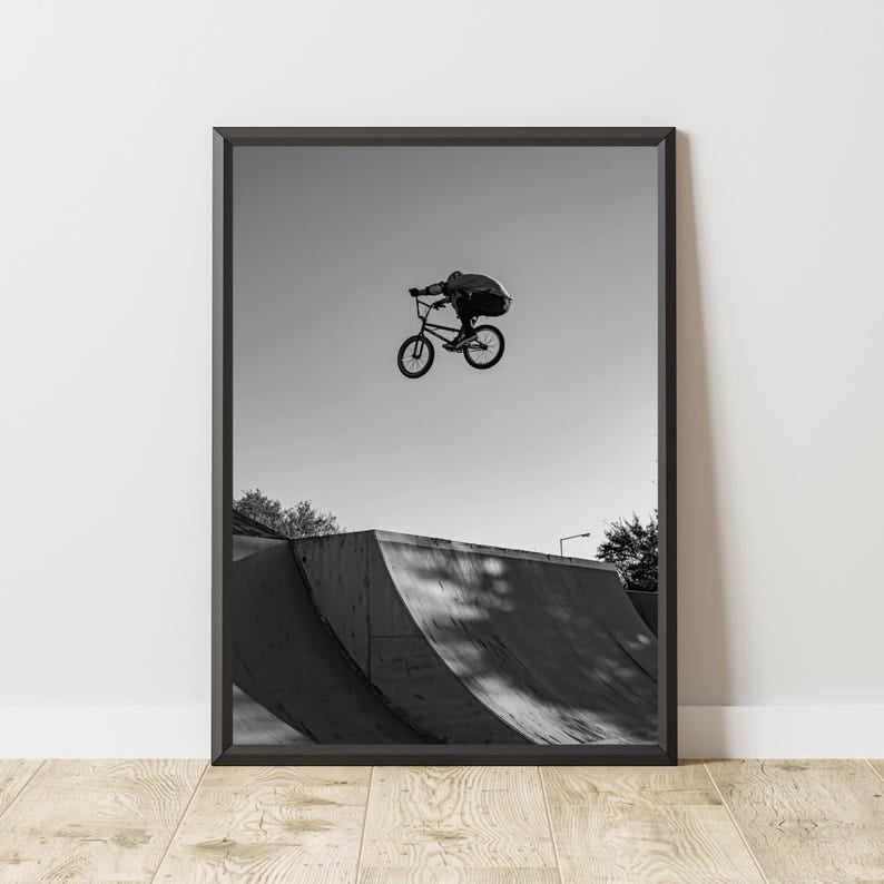 BMX Poster, BMX Print, BMX Wall Art, Bike Poster, Bike Print, Bike Wall ...