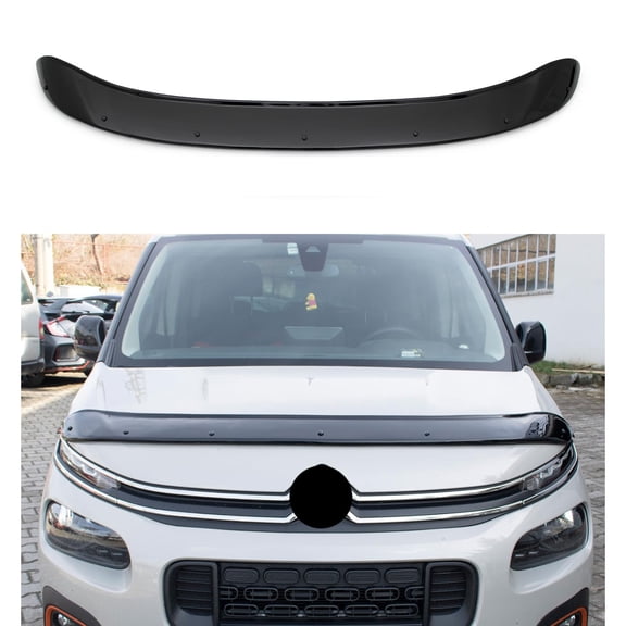 BMY Hood Deflector / Front Bug Shield Compatible for Citroen Berlingo 2019-2023 Hood Guard Bonnet Protector