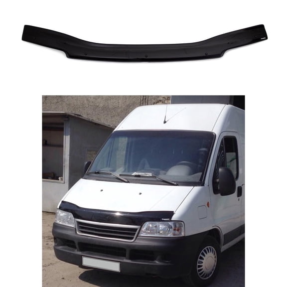 BMY Hood Deflector / Front Bug Shield Compatible for Citroen Jumper 2002-2006 Hood Guard Bonnet Protector
