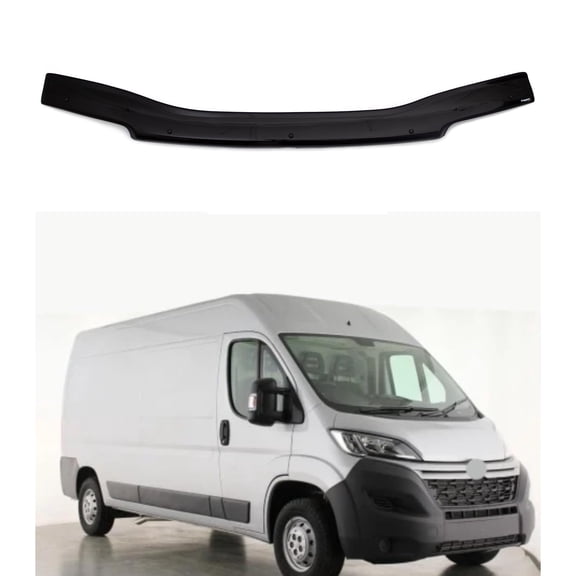 BMY Hood Deflector / Front Bug Shield Compatible for Citroen Relay Facelift 2002-2006 Hood Guard Bonnet Protector
