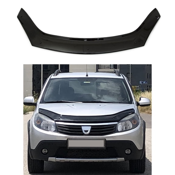 BMY Hood Deflector / Front Bug Shield Compatible for Dacia Sandero 2009-2012 Hood Guard Bonnet Protector