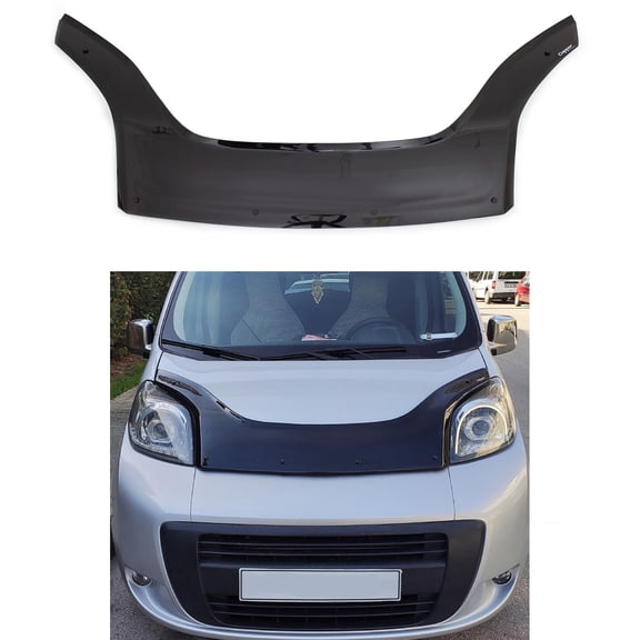 BMY Hood Deflector / Front Bug Shield Compatible for Fiat Fiorino 2008-2017 Hood Guard Bonnet Protector