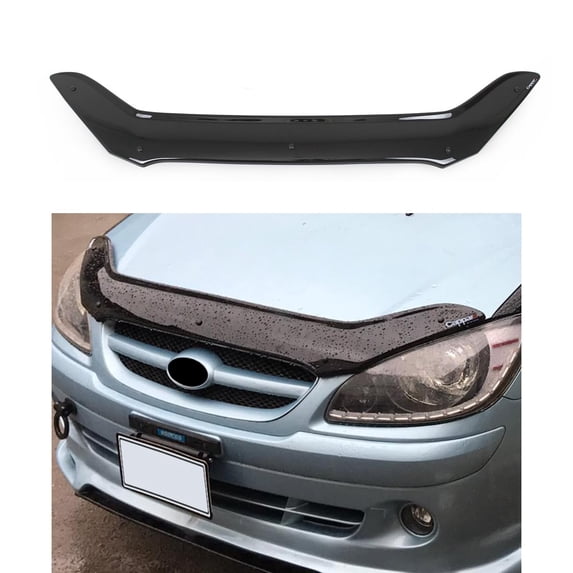 BMY Hood Deflector / Front Bug Shield Compatible for Hyundai Getz 2006-2011 Hood Guard Bonnet Protector