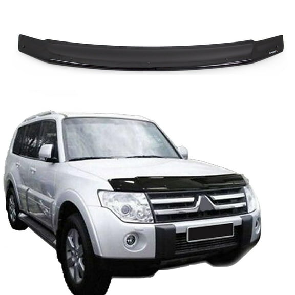 BMY Hood Deflector / Front Bug Shield Compatible for Mitsubishi Pajero 2007-2019 Hood Guard Bonnet Protector
