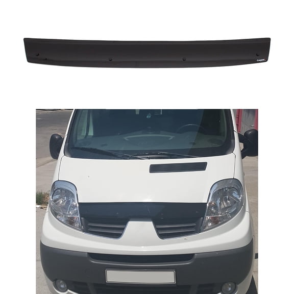 BMY Hood Deflector / Front Bug Shield Compatible for Nissan Primastar 2001-2014 Hood Guard Bonnet Protector