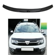 BMY Hood Deflector / Front Bug Shield Compatible for Renault Dacia Duster 2010-2017 Hood Guard Bonnet Protector