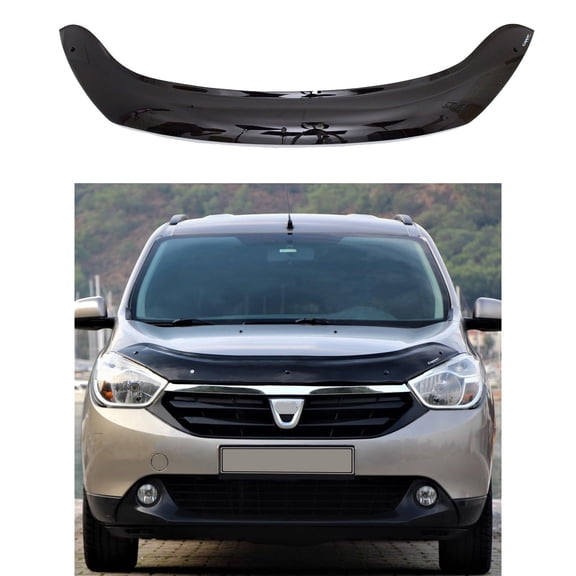 BMY Hood Deflector / Front Bug Shield Compatible for Renault Dacia Lodgy 2013-2022 Hood Guard Bonnet Protector