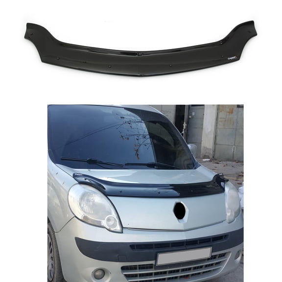 BMY Hood Deflector / Front Bug Shield Compatible for Renault Kangoo 2008-2013 Hood Guard Bonnet Protector