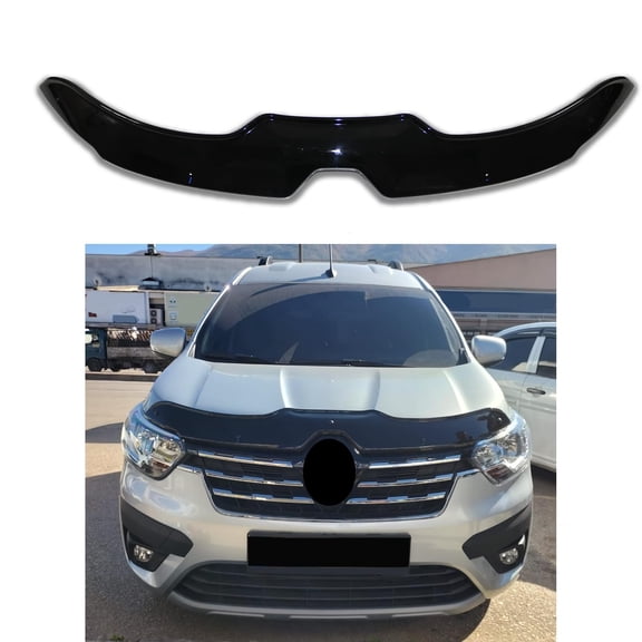 BMY Hood Deflector / Front Bug Shield Compatible for Renault Kangoo 2021-2023 Hood Guard Bonnet Protector