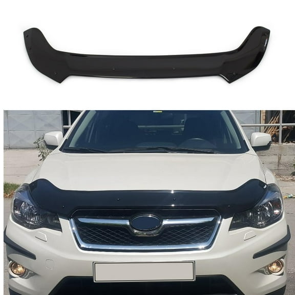BMY Hood Deflector / Front Bug Shield Compatible for Subaru XV 2012-2016 Hood Guard Bonnet Protector