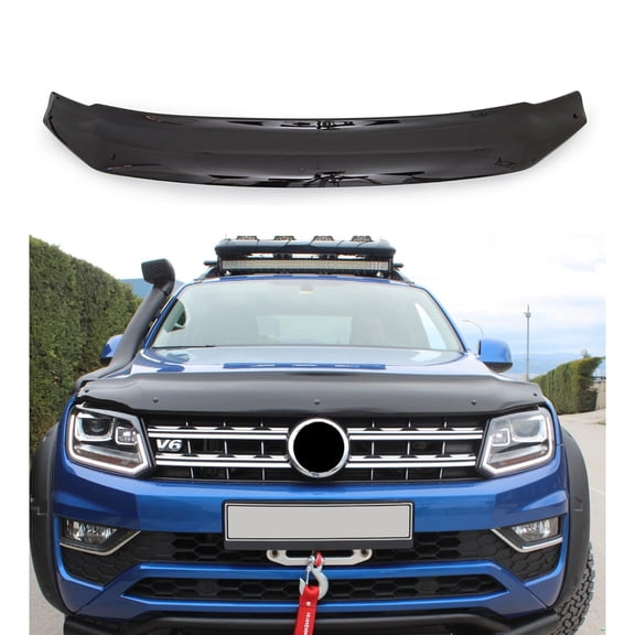 BMY Hood Deflector / Front Bug Shield Compatible for Volkswagen Amarok 2011-2020 Hood Guard Bonnet Protector