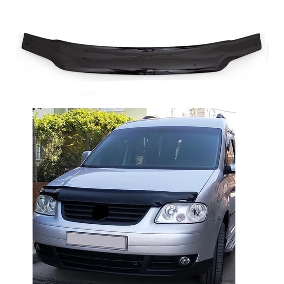 BMY Hood Deflector / Front Bug Shield Compatible for Volkswagen Caddy 2004-2010 Hood Guard Bonnet Protector