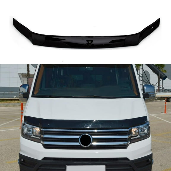 BMY Hood Deflector / Front Bug Shield Compatible for Volkswagen Crafter 2018-2023 Hood Guard Bonnet Protector