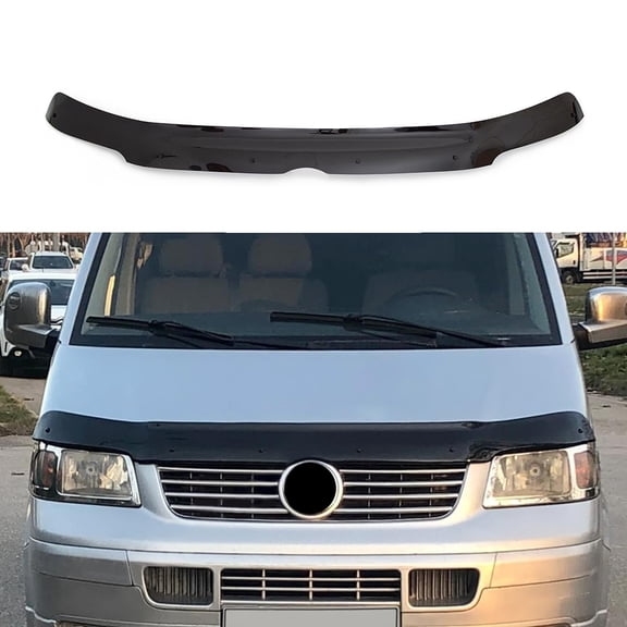 BMY Hood Deflector / Front Bug Shield Compatible for Volkswagen Transporter T5 2003-2009 Hood Guard Bonnet Protector