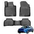 thumbnail image 1 of BMY MOTORS Car Floor Mats Liner Compatible for Kia Forte 2019-2024 | Front & 2nd Row Seat | Waterproof | All Weather | Durable, Black, 1 of 9